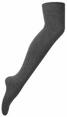 New Womens Over Knee Long Casual Ladies Thigh High Plain Stretch Fit Cotton Overknee Socks Dark Grey New Womens Over Knee Long Casual Ladies Thigh High Plain Stretch Fit Cotton Overknee Socks Dark Grey