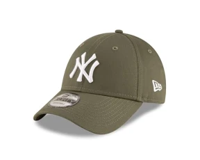 New York Yankees 9forty Adjustable Cap League Essentials Olive Med - One-Size