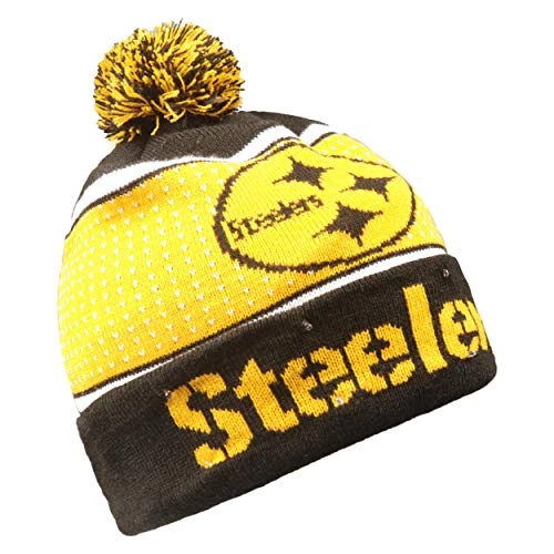 NFL Pittsburgh Steelers Big Logo Knit Light Up Beanie Hat