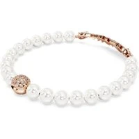 Nice Rose-Gold Pearl Feather Bracelet