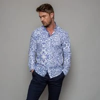 Nile Delta Button-Down Shirt, M