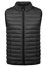 Nille Men's Quilted Gilet Vest Body Warmer with High Neck, Size:XXL, Colour:Black (70155)