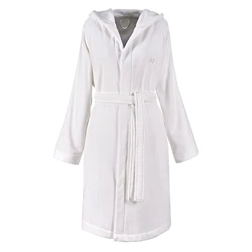 NL Women's Bathrobe Plain, Ice, XL