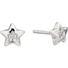 Noor Diamond Star Stud Earrings