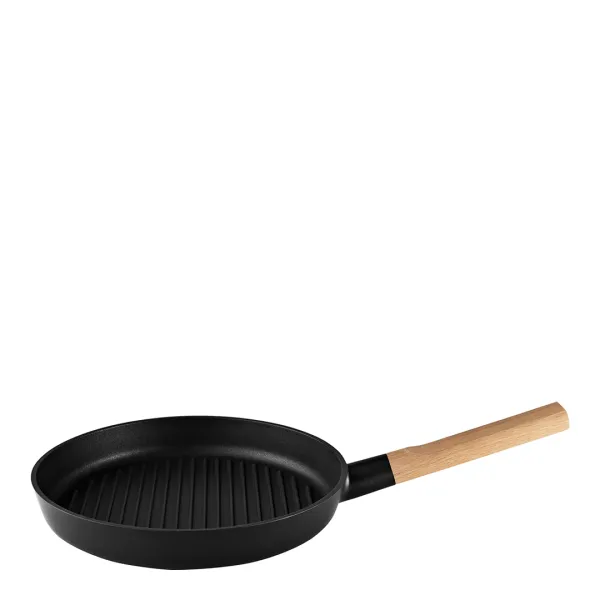 Nordic Kitchen Grill Frying Pan 28cm - Black