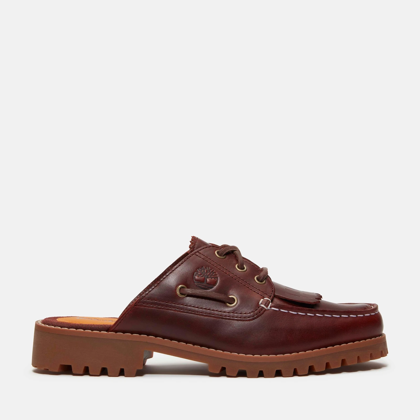 Noreen Leather Mules - Brown
