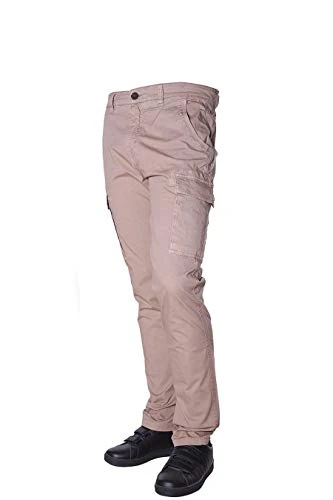 North Cargo Trousers in Gabardine Stretch Khaki Beige (38)