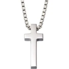 North Mens Cross Necklace - 50cm