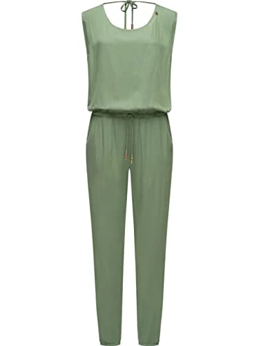 Noveel Women's Long Jumpsuit Onesie XS-XXL, Dusty Green23, XL/Extra Tall