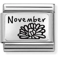 November Birth Flower Charm