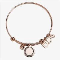 November Birthstone Rose Gold Bangle