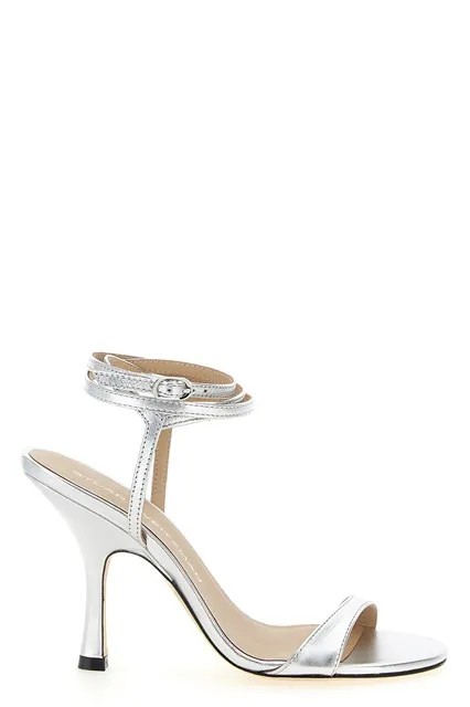 Nudist Wrap sandals - Silver