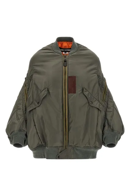 Nylon bomber jacket - Green