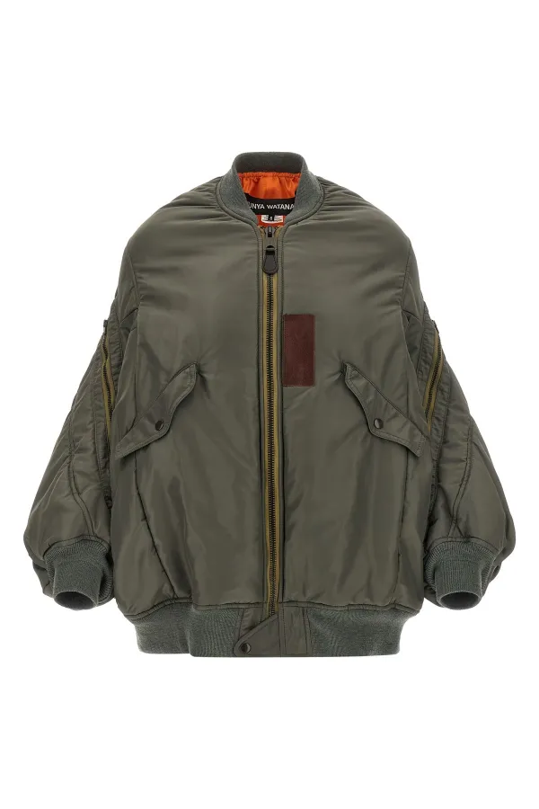 Nylon Bomber Jacket - XS