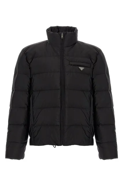 Nylon down jacket - Black