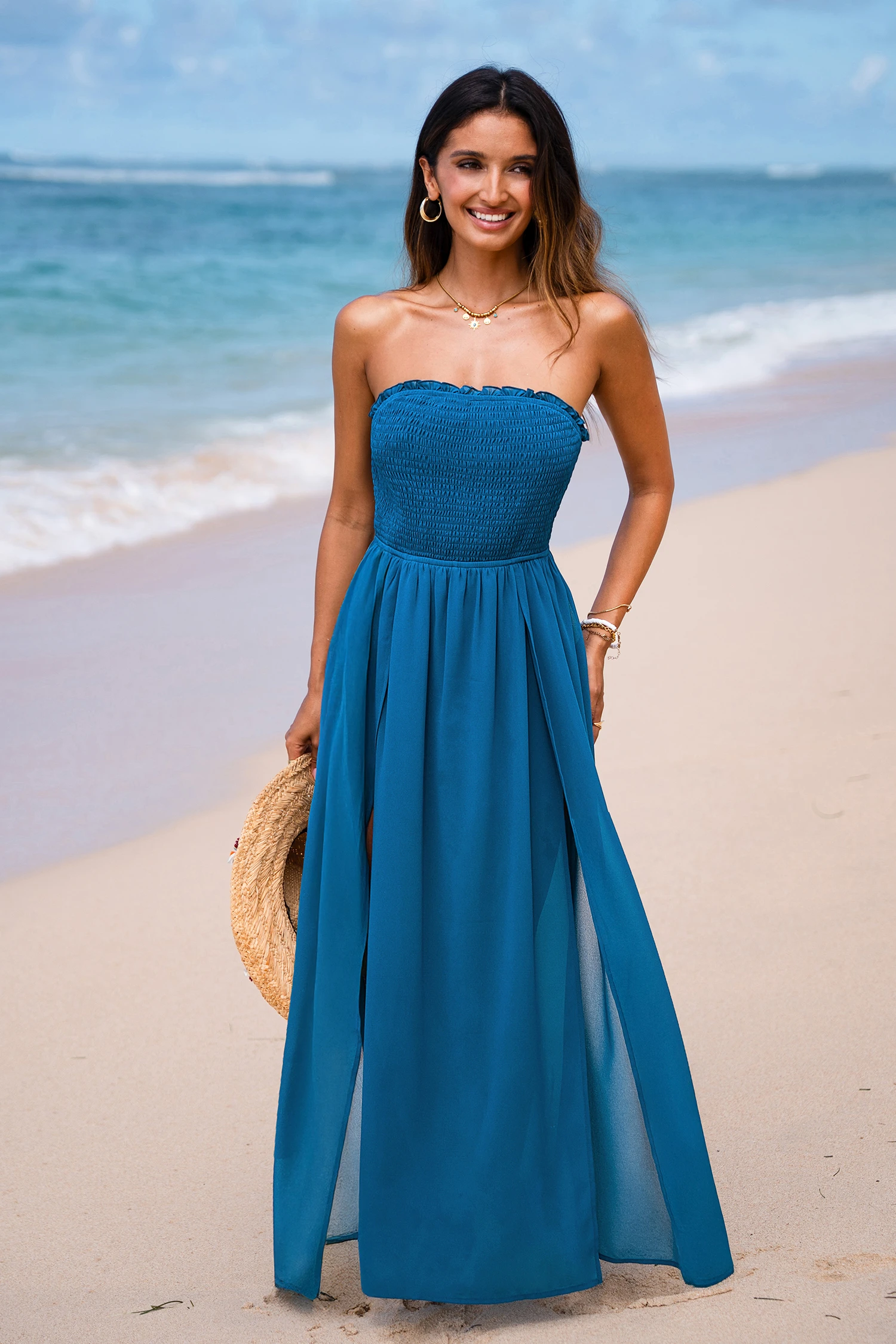 Ocean Escape Blue Romper