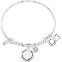 October Birthstone Bangle - Silver