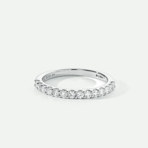 Odette | 9ct White Gold 050ct tw Lab Grown Diamond Ring - Size P