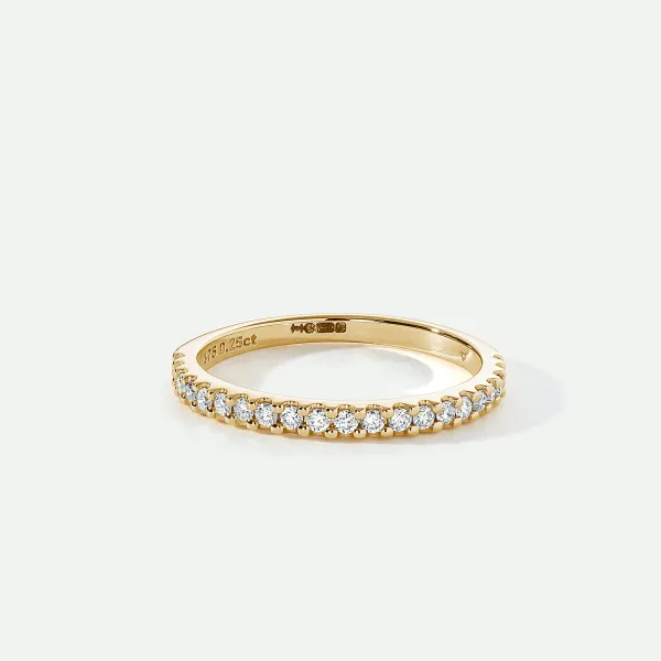 Odette | 9ct Yellow Gold 025ct tw Lab Grown Diamond Ring - Size L