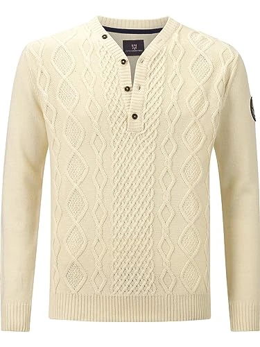 Oelfke Men's Jumper, wool white, L