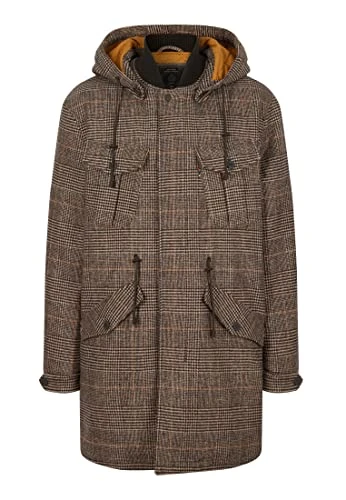 of London Men's Amersham Parka, Brown, Medium