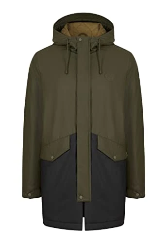 of London Men's Stornoway Parka, Dark Khaki, X-Small