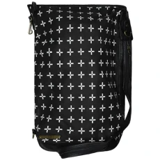 Off The Wall Adjustable Straps Black Printed Womens Bag VVU2CQK Off The Wall Adjustable Straps Black Printed Womens Bag VVU2CQK