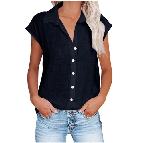 Office Clothes for Women, tee Shirts Mens with Pockets, Dryfit, Dress Shirt for Women, Spring Tops for Women, Casual Tops for Women 2024, Long Sleeve Tunic, Long Sleeve Shirts for Men Work Dark Blue