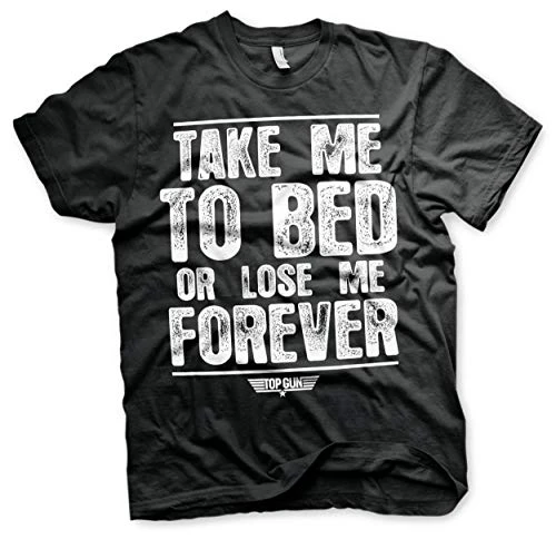 Officially Licensed Take Me to Bed Or Lose Me Forever Mens T-Shirt (Black)