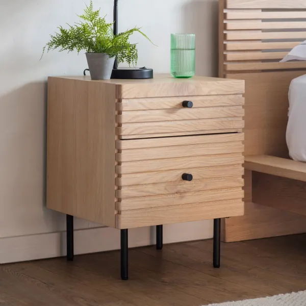 Okayama Drawer Bedside - Multi