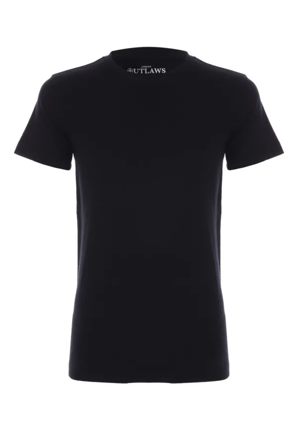 Older Boys Black T-Shirt