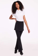 Older Girls Black 2-in-1 Trouser and Skirt