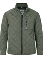 Olias Men's Quilted Jacket - Green - XL Olias Men's Quilted Jacket - Green - XL