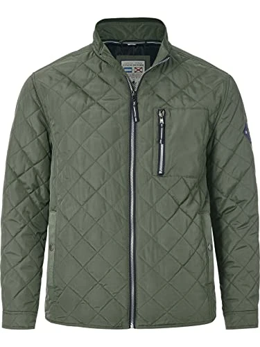 Olias Men's Quilted Jacket - Green - XL