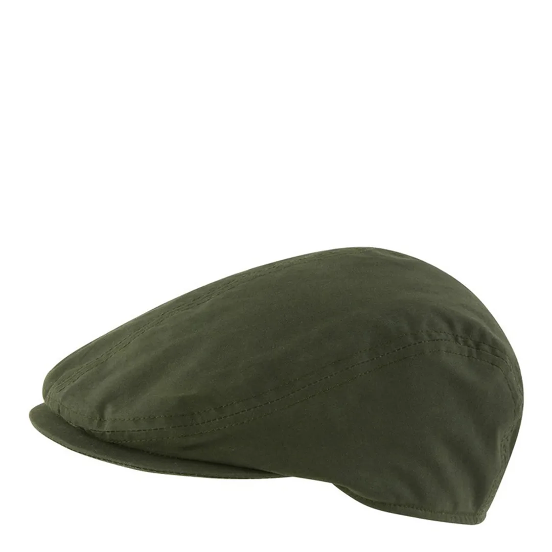 Olive Wax Waterproof Cotton Cap - Brown