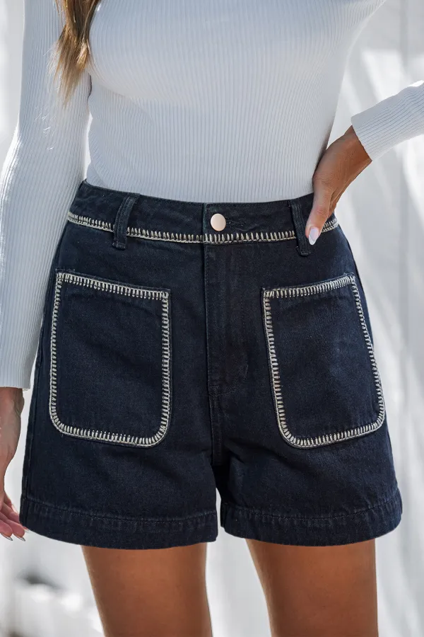 On the Daily Blue Shorts - Navy