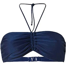 One Piece Bikini Swimwear for Women UK Elegant Comfy Shoulder Strap Tops Trendy Solid Color Sexy Scoop Neck Wrap Cut Out Push Up Underwire Modest Swimwear