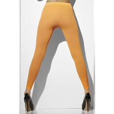 Opaque Footless Tights, Neon Orange , Fever Hosiery Fancy Dress, Fever Dress Up Accessories Opaque Footless Tights, Neon Orange , Fever Hosiery Fancy Dress, Fever Dress Up Accessories
