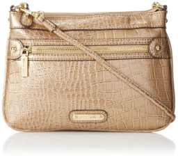 Opening Act Medium Cross Body Bag, Bronze, One Size