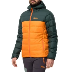 Orange Ather Down Hooded Jacket