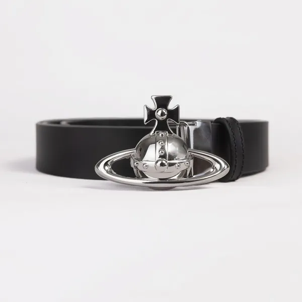 Orb Buckle Palladium Belt
