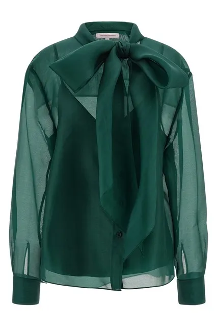 Organza blouse - Green