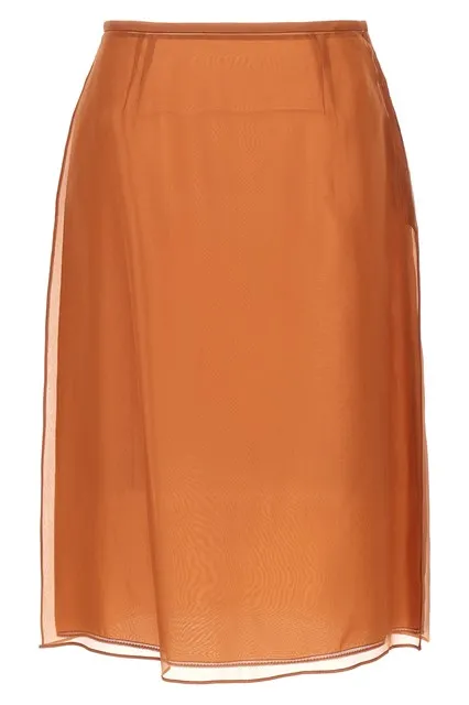 Organza skirt - Brown