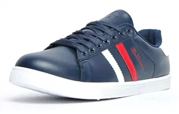 New Trending Original Gustavo II Mens Retro Trainers Navy/Red/White, 8 UK