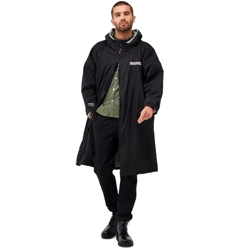 Outdoor Active Unisex Waterproof Changing Robe - Black - SM
