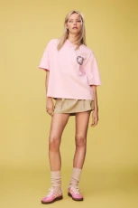 Oversize Shb T hirt - Pink