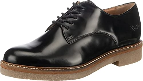 Oxfork, Women's Derby Lace-Up, Black Noir Perm 82, 4 UK (37 EU)