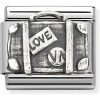 Oxidised Suitcase Charm