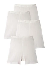 Pack of 4 Short Briefs Women Corsetry Maxi White Pack of 4 Short Briefs Women Corsetry Maxi White