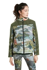 Padded Hanna Floral Camo Padded Jacket Fleece Sleeves Style 21WWEWAY Padded Hanna Floral Camo Padded Jacket Fleece Sleeves Style 21WWEWAY